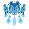 Wolf Dream Catcher