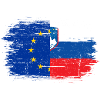EU-Slovenia Flag Fusion