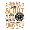 Never mess with a scout