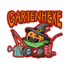 Gartenhexe Halloween Garten