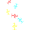 Silhouette d’éolienne