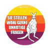 Känguru Retro Beuteltiere Australien