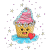 Cupcake Muffin Cake as Bride