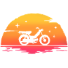 sunrise moped moped