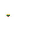 Rainbow Heartbeat Pride
