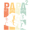 Papa Vater von 2 zwei Zweiten Kindern Zwillinge