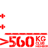 Powerlifting 560 kg Club Member