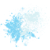Farbspritzer frei gestalten customizable blau