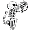 Always thirsty | Skeleton | Permanent drinker