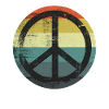 Retro Vintage Design Fredstegn Fredstegn