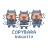 Cute Capybaras Ninjas Copybara Ninjutsu