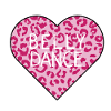 Belly Dance Lover leopard heart
