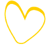 Yellow Heart Conception simple