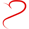 Half Red Heart