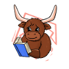 Cow Reading Book