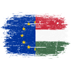 EU Ungarn Pinselstrich Union