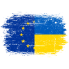 EU Ukraine Flag Fusion
