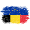 EU Romania Flag Fusion