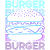 Burger Hamburger Cheeseburger Retro Geschenk