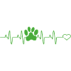 Paw Heartbeat Dog Pet
