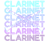 Clarinet Clarinet Clarinet Retro Gift