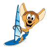 WINDSURFER - SURFER - HYÄNE - WASSERSPORT