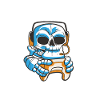 Gaming Skelett - Computer Videospiele Streaming