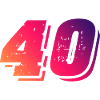 40 Zahl Symbol