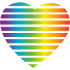 00504 LGTBI heart rainbow