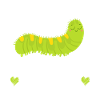 Caterpillar m’aime drôle collectionneur d’insectes