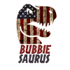 Dinosaure Bubbie patriotique