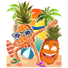 Summer Fruit Tropical Fruit Pineapple