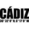 Coordonnées de Cadix