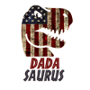 Patriotic Dada Dinosaur