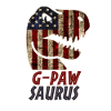 Dinosaure patriotique G-Paw