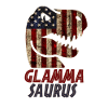 Patriotic Glamma Dinosaur