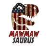 Dinosaure patriotique Mawmaw