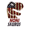 Patriotic Noni Dinosaur
