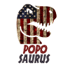 Patriotic Popo Dinosaur