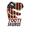 Patriotic Toots Dinosaur