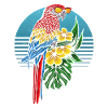 Funny cockatiel bird parrot bird