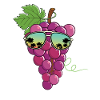Red Grapes Sunglasses