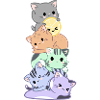 Rainbow Cat Bunch