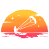 sunrise kitesurfing kitesurfeur
