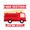 Schulkind Feuerwehr Schulstart Geschenk