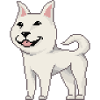 Jindo Dog Pixelart