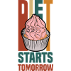 diet starts tomorrow (cupcake)