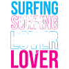 Surfing Lovers Surfer Surfing Surfboard