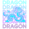 Drache Retro Geschenk