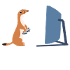 Bin am Zocken Gaming Fuchs